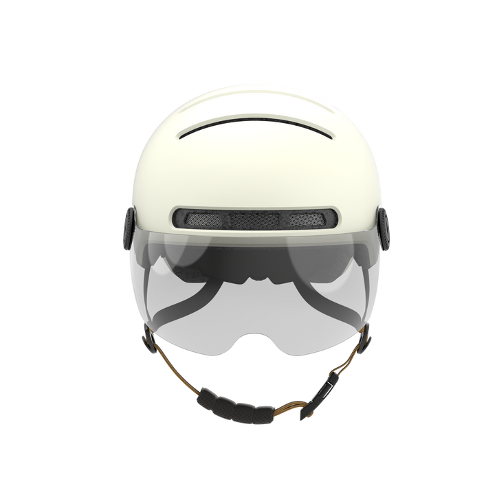 LIVALL L23 cycling white smart helmet with removable visor