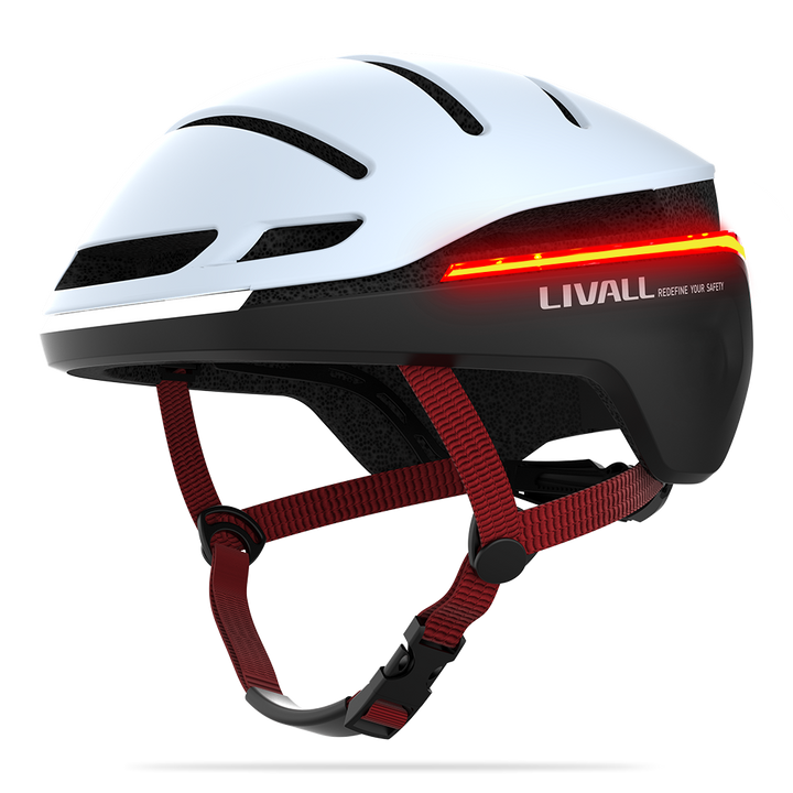 LIVALL EVO21 street bike white smart helmet - if gold award winner