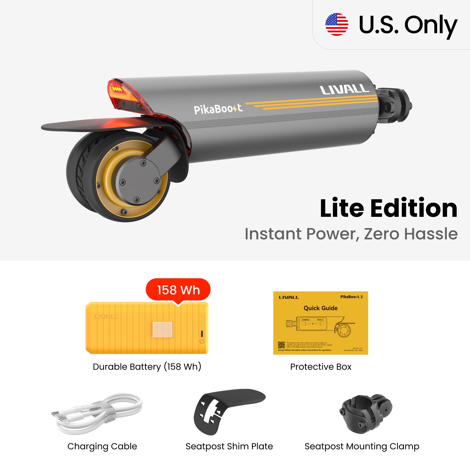 LIVALL PikaBoost 2 eBike Conversion Kit