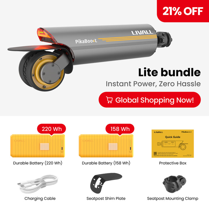 LIVALL PikaBoost 2 eBike Conversion Kit