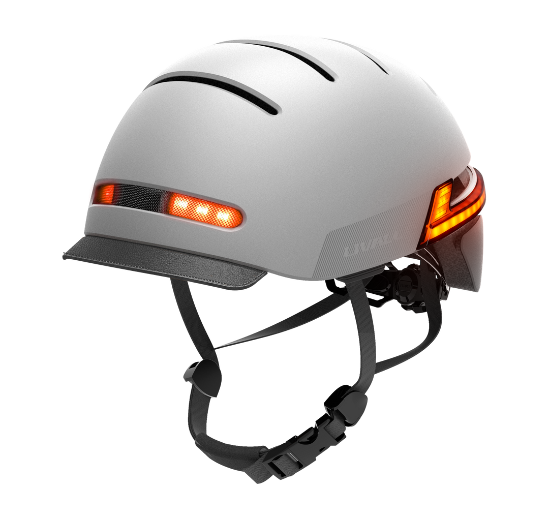 LIVALL bh51m neo grey regular urban bicycle smart helmet for commuting 