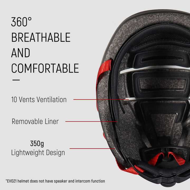 LIVALL EVO21 street bike smart helmet 360° breathable and comfortable 